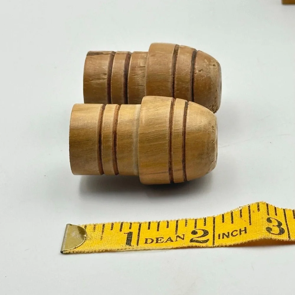 Vintage wooden camel‎ salt and pepper shaker holder